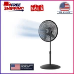 Lasko Cyclone 18" 3-SPEED Oscillating Pedestal Fan Black, S18910. Fixed Price $38.99.