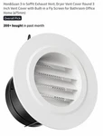 4 Packs Soffit Vents 3 Inch Cover Round With Built-in Fly S.... Fixed Price $18.99.