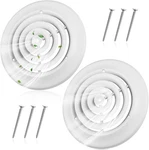 Therwen 2 Pieces 8 Round Vent Cover, Ceiling Diffuser Hvac Inch, White. Fixed Price $47.23.