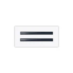 10X4 Modern Ac Vent Cover White Aluminum Linear Slot Diffuser Register. Fixed Price $53.32.