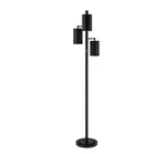 Hampton Bay Brimfield 62" Steel 3 Light Matte Black Standard Indoor Floor Lamp. Fixed Price $95.00.