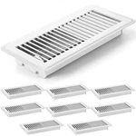 4 X 10'' Floor Vent Covers Heavy Duty Register Metal Heat W.... Fixed Price $81.00.