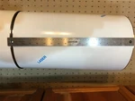 Telescoping Stainless Steel Duct Cover, New, About 10" Diameter And Opens To 38". Fixed Price $49.95.