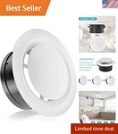 8 Inch Soffit Vent, Adjustable Air Cover, Abs Round Ceiling Covers .... Fixed Price $24.79.