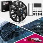 12" 1550CFM Black Electric Reversible Radiator Cool Fan. Fixed Price $29.99.