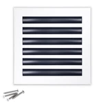 12X12 Modern Ac Vent Cover - Decorative White Air Standard Linear Slot Di. Fixed Price $79.00.