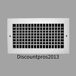 Proselect PSAVHOBW16X 16X8 Aluminum Sidewall Register W/ Opposed Blade Damper. Fixed Price $50.00.