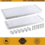 Replacement Toilet Tank Cover Lid White Adjustable Universal Fit. Fixed Price $21.99.