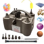 4-IN-1 Electric Pump For Balloons, Inflatables, And Sports Brown. Fixed Price $42.90.