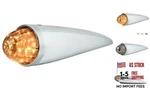 Gg Grand Classic Watermelon Led Cab Light With Chrome Amber/smoke W/ S.s. Bezel. Fixed Price $173.78.