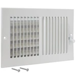 Ez-flo 10 X 6 Inch (duct Opening) Air Vent Cover For In., White. Fixed Price $12.97.