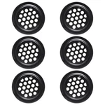 Auvotuis 6PCS 25MM/ 1INCH Air Vents Stainless Steel, Black Round Soffit Louve.... Fixed Price $9.07.