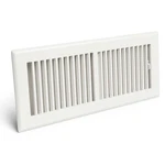 6" X 10" White Floor Register 2 Way Stamped Face Steel Vent Cover, Hvac. Fixed Price $35.20.