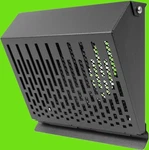 6" Inch Exhaust Vent Cover With Rubber Gasket - Air Box, Graphite Black. Fixed Price $39.99.