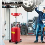 Vevor Waste Oil Tank 20 Gallon Portable Air Operated Drainer. Fixed Price $149.08.