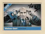 Vint Cerf Autograph Internet Pioneer Father Of Custom Card Signed. Fixed Price $22.49.