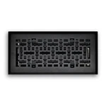 Air Floor Diffuser 4 X 10 In. Steel Modern Decorative Vent Cover, Matte Black. Fixed Price $10.47.