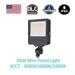 55W Mini Flood Light Outdoor Security Lamp Color Selectable 7150 Lms Glass Cover. Fixed Price $55.24.