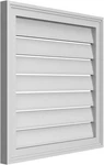 24"W X 24"H Rectangle Surface Mount Pvc Gable Vent: Functional, W/ 1-1/2". Fixed Price $89.00.