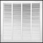 Zoro Select 4MJT8 Filtered Return Air Grille, X 24, White, Steel. Fixed Price $29.40.