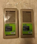Everbilt Set Of 2 Registers 4" X 10" Way Deflection Paintable Brown E150MB. Fixed Price $30.00.