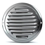 4'' Stainless Steel Air Vents, Round Louver Grille Cover Wall Ventilatio.... Fixed Price $17.89.
