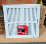 Everbilt 12 In. X Steel Return Air Grille White Paintable Ceiling Wall. Fixed Price $35.00.