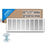 Fits 32X10 Duct Opening Steel Return Air Grille By Handua Vent Cover. Fixed Price $83.54.