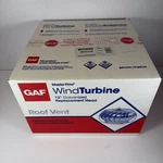 Gaf Master Flow GTH12EWW Wind Turbine Roof Vent Replacement Head Galvanized. Fixed Price $89.99.