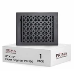 Prima Decorative Cast Aluminum Floor Register 8" X 10" VR-100 Vent Cover. Fixed Price $46.00.