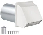 4 Inch Dryer Vent Cover Outside Hooded Wall With Screen And Damper, Exha.... Fixed Price $54.15.