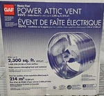 Gaf Master Flow 1450 Cfm Electric Powered Gable Mount Attic Fan EGV5 Silver. Fixed Price $50.88.