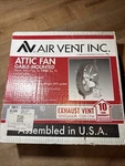 Air Inc 53319 Wcgb Gable Attic Ventilator Fan 1320 Cfm Made Usa. Fixed Price $90.00.