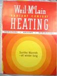 Weil-mclain Boiler Radiant Heating Catalog Asbestos Air Cell Insulation. Fixed Price $275.00.