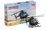 Icm 48369 MH-6J Little Bird, Us Special Forces Helicopter Model Kit 1/48. Fixed Price $59.99.