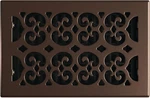 Decor Grates 6" X 10" Metal Scroll Floor Register - Rubbed Bronze Finish. Fixed Price $21.99.