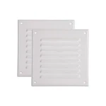 2 Pack White Metal Soffit Vent Cover 5X5 Inch Air Grille With Built Mesh. Fixed Price $33.49.
