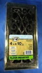 Elegant Scroll 4 In. X 10 Steel Floor Register Polished Brass Hampton Bay. Fixed Price $37.99.