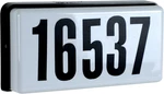 Illuminated Outdoor Address Sign, 10-INCH Black House Number Plaque. Fixed Price $32.99.