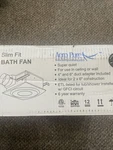 Aero Pure AP120H-SL-W Designer Series Humidity Sensor Led Light Bath Fan White. Fixed Price $165.00.