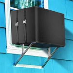 Waterproof Insulated Outdoor Window Air Conditioner 18"WX13"HX12"D, Black. Fixed Price $27.99.