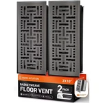 Home Intuition Basketweave Floor Vent Covers 4X12 Inch With Mesh Trap. Fixed Price $24.99.