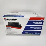Asurity Condensate Pump Pro CP-22LPT 120 60HZ 22FT Lift Black Plastic Hvac. Fixed Price $56.99.