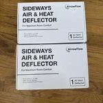 Sideways Magnetic Floor Vent Deflector For Under Furniture Heat And Air (2PACK). Fixed Price $15.99.