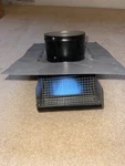 Master Flow In Goose Neck Vent Roof Cap Black L-GNV4BL. Fixed Price $30.00.