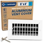 Aclaminaire 6X4 Duct Opening Register Vent Cover Adjustable Aluminum Hvac Grille. Fixed Price $35.40.
