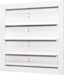 Master Flow 19.25 Square White Aluminum Automatic Shutter Gable Louver Vent. Fixed Price $28.12.