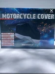 Xyzctem All Season Black Waterproof Sun Motorcycle Cover Fits Up 108 Motors. Fixed Price $28.99.