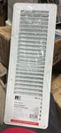 Reliabilt 4" X 14 Floor Register - Steel Construction W/adjustable Damper White. Fixed Price $27.99.