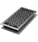 Decor Grates AJL614W-NKL Oriental Wall Register, 6-INCH By 14-INCH, Nickel. Fixed Price $12.00.